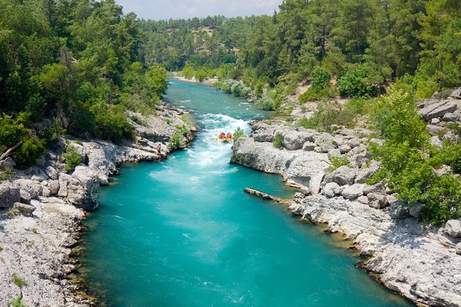 Rafting at Koprulu Canyon with Zipline Incl. Lunch f/Kemer - The zipline adds a quick burst of height