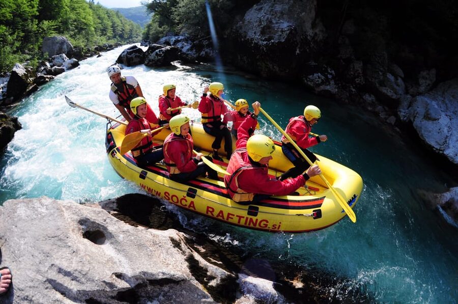 Rafting, Buggy or Quad, Zipline, Canyoning (4 in 1) Tour - Ziplining above the canyon