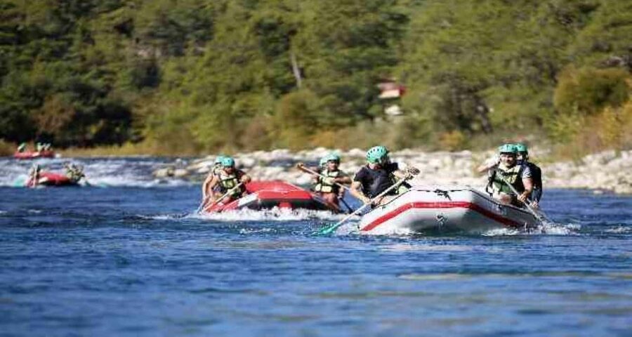 Rafting, Buggy, Zipline & Jeep – From Antalya/Alanya/Side - Ziplining above the river area