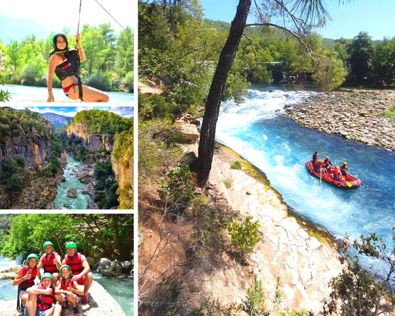 Rafting, Canyoning & Zipline, : 3-in-1 Adrenaline Tour - The Köprüçay River rafting section