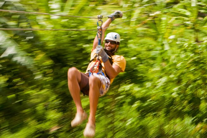 Rainforest Canopy Adventure from Vieux Fort or North Island, St Lucia - Forest views above trees and rivers