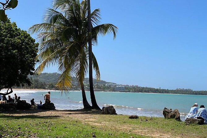 Rainforest Zipline, Luquillo Beach, and Natural Springs Day Trip - Luquillo Beach and the kiosks