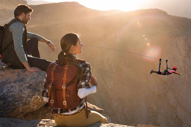 Ras Al Khaima's Jebel Jais Zipline (World's Longest) Tour - With Transfers - Safety preparation before the flight