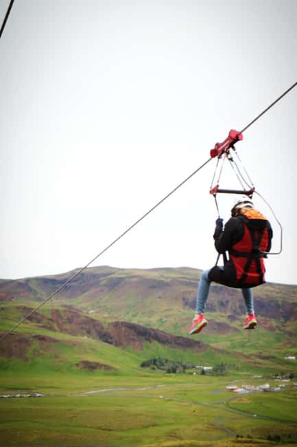 Reykjavik: Mega Zipline Adventure - The Ride Above Svartagljúfur Gorge