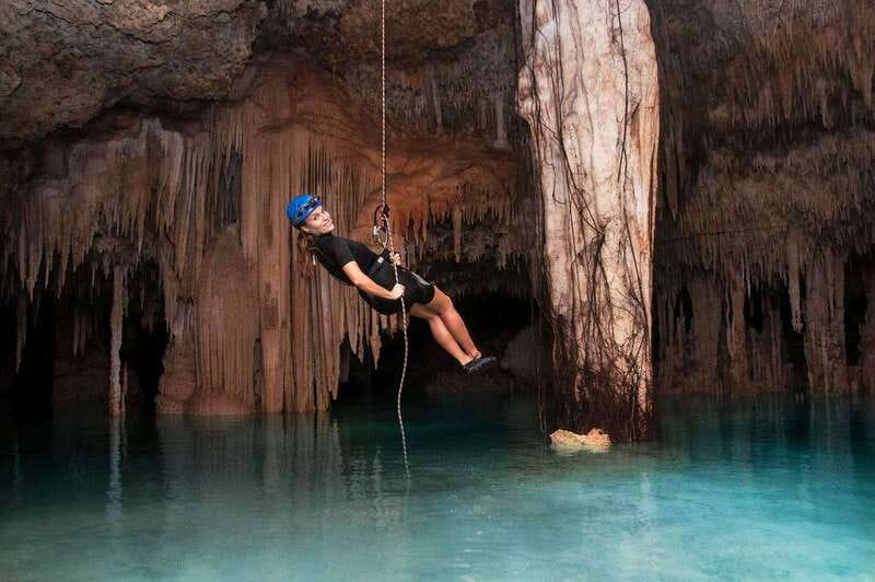 Rio Secreto Nature Reserve: Bicycle, Rappel & Ziplines Tour - What happens before the cave