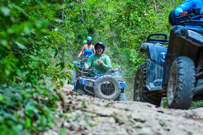 Riviera Maya Half Day Casa Jaguar Cenote, Zipline and ATV - The Plus option and its 16-kilometer ATV route