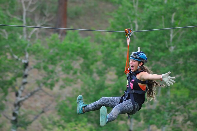 Rocky Mountain 4-Zipline Adventure on CO Longest and Fastest! - Four rides, four different moments