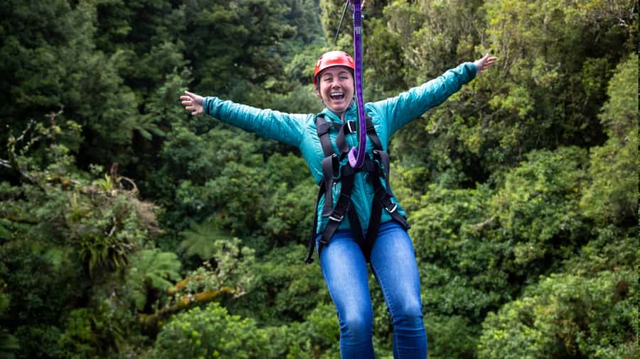 Rotorua: 6 Ziplines, Swing-Bridges & Wildlife Encounters - Six ziplines through a forest brought back to life