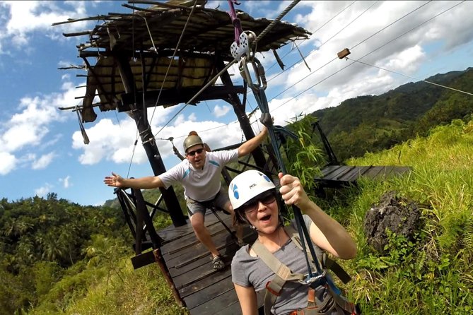 Samana Zip Line with Waterfalls & Culture Tasting - Taking the pirate ship to the first zip line