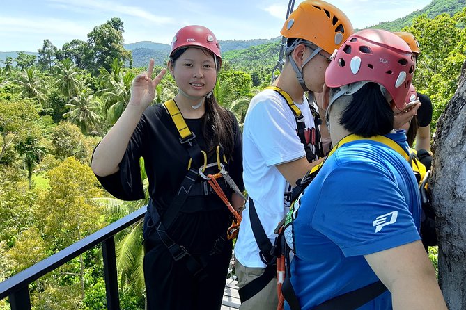 Samui Zipline Explore and Connect with Nature - Flying above Koh Samui’s west coast forest