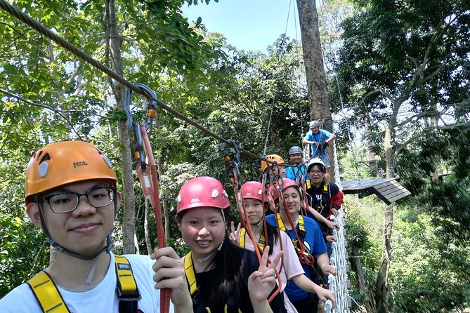 Samui Zipline Explore and Connect with Nature - Family suitability, with an important age warning