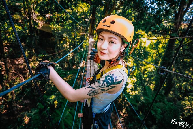 Samui Zipline FLY & Fun Tree Bridge Jungle Cafe & Waterfall - The Tree Bridge cafe and the rhythm of the day