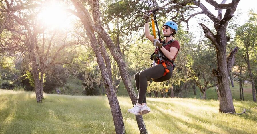 Santa Margarita: 6-Zipline Course Sunset Experience Ticket - The 300-Foot Bridge Between Lines One and Two