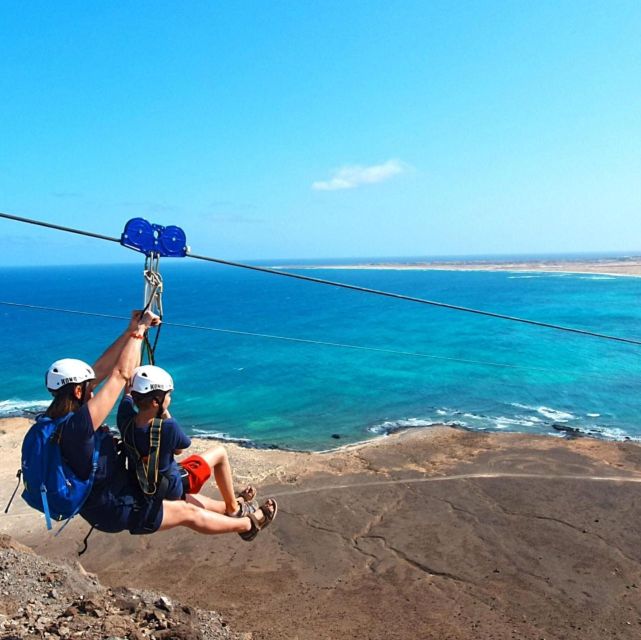 Santa Maria: Serra Negra Zipline Experience - The launch point and the safety briefing