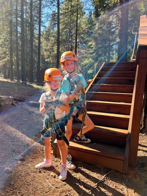 Sasquatch Hollow: Kids' Zipline Adventure - Spider Web and Lava Tube