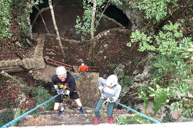 Selva Maya Eco Adventure Park: Ziplining, Hanging Bridges, Rappelling and Cenote - Two cenotes, two different moods