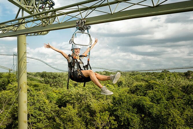 Selvatica Adventure Park ATV and Ziplines in Cancun and Riviera Maya - Tarzania, a zipline with a roller-coaster feel