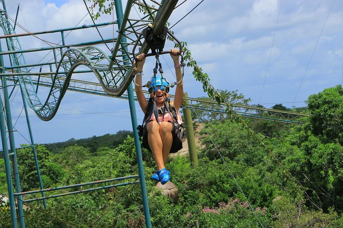 Selvatica Adventure Park ATV and Ziplines in Cancun and Riviera Maya - Rope course and the parachute drop