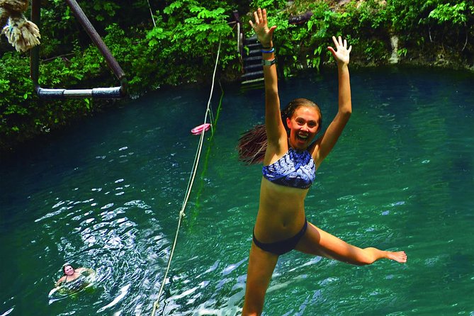 Selvatica Adventure Park: Ziplines and Cenote Tour from Cancun and Riviera Maya - Ten ziplines through the jungle canopy