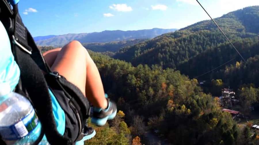 Sevierville: Extreme Mountain Zip Lining Adventure - Five lines, one very large rush