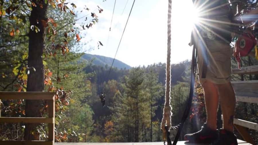 Sevierville: Extreme Mountain Zip Lining Adventure - ZipStop braking keeps your hands free