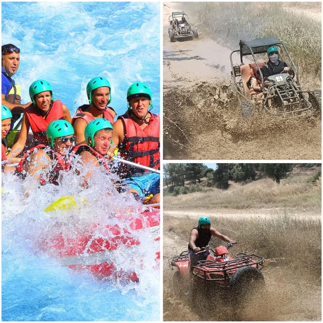 Side&Alanya:Rafting,Jeep,Quad/Buggy Safari/Zipline wLunch - Key points to know before booking