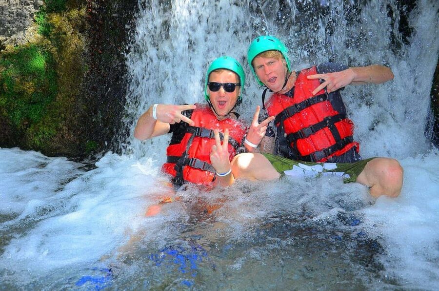 Side&Alanya:Rafting,Jeep,Quad/Buggy Safari/Zipline wLunch - Zipline views above the trees