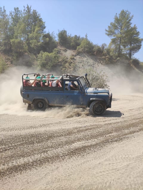 Side&Alanya:Rafting,Jeep,Quad/Buggy Safari/Zipline wLunch - ATV or buggy riding through mud