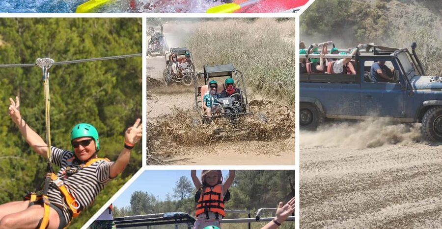 Side&Alanya:Rafting,Jeep,Quad/Buggy Safari/Zipline wLunch - Guides, organization, and the feel of the day
