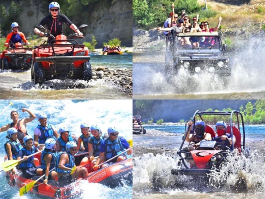 Side/Antalya: Jeep, Buggy, Rafting & Zipline Tour with lunch - From Side or Antalya to Köprülü Canyon