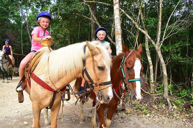 Single ATV, Horseback Riding, Ziplines and Cenote Swim - A sampler of jungle thrills near Puerto Morelos