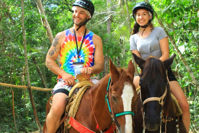 Single ATV, Horseback Riding, Ziplines and Cenote Swim - Transport from Cancun and the real time commitment