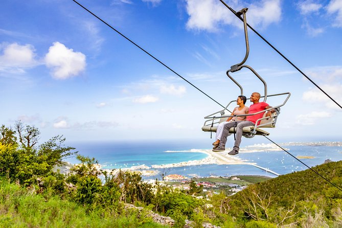 Sky Explorer and Sentry Hill Zip Line Adventure St Maartin - Returning on the Sky Explorer
