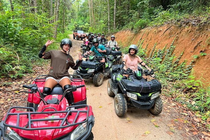 Sky High Zipline and Wang Sai Waterfall Views on Koh Phangan - Pedaling in the air on the Sky Bike