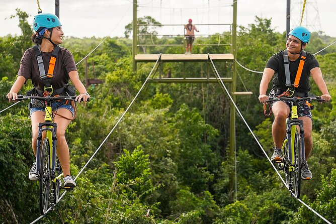 Sky Trail: Sky Bike, Tarzania, Bungee Swing & Zip Line with lunch - The Bungee Swing is the bold finish