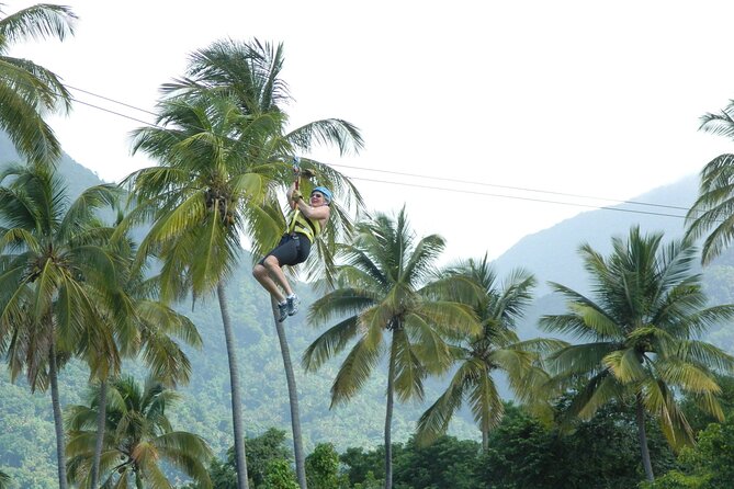 Soufriere Catamaran Excursion with Zip Lining from Castries - Snorkeling at selected swim stops
