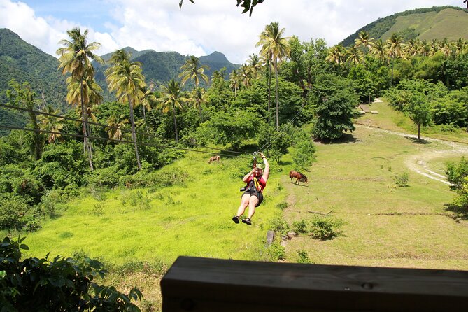 Soufriere Catamaran Excursion with Zip Lining from Castries - Sailing past Castries and the fishing villages