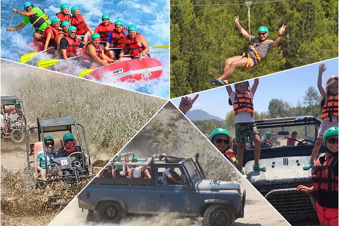 Süber combo adventure (rafting zipline bugy jeep canyon visit) - The 14-kilometer Köprüçay rafting run