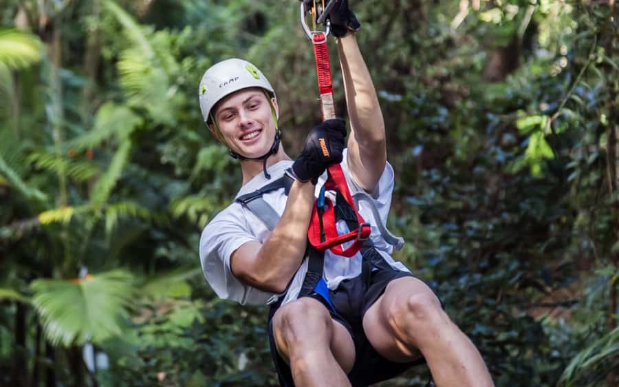 Sunshine Coast: Treetop Challenge Adventure Park - The Big Pineapple turns into a treetop test