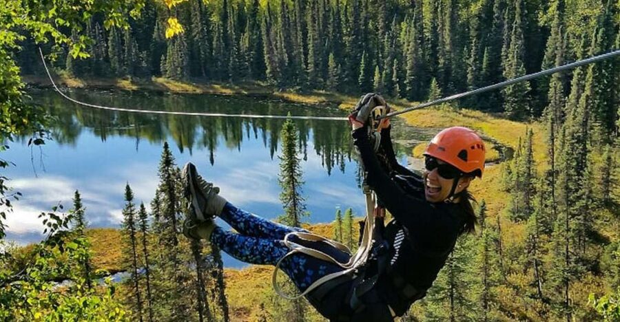 Talkeetna: Denali Zipline Tours - Starting in Talkeetna and heading into the forest