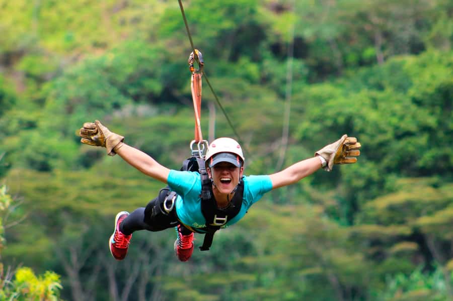 Tambopata: Zipline Adventure & Kayak to Monkey Island - The 190-meter zip line ride