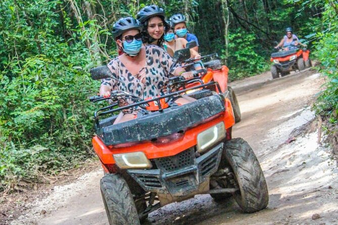 The best ATV tour with ziplines and Cenote swim day! - The ATV ride through the jungle