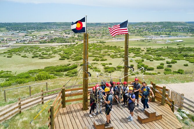 The EDGE: Zip Line Tour - The walk between each platform