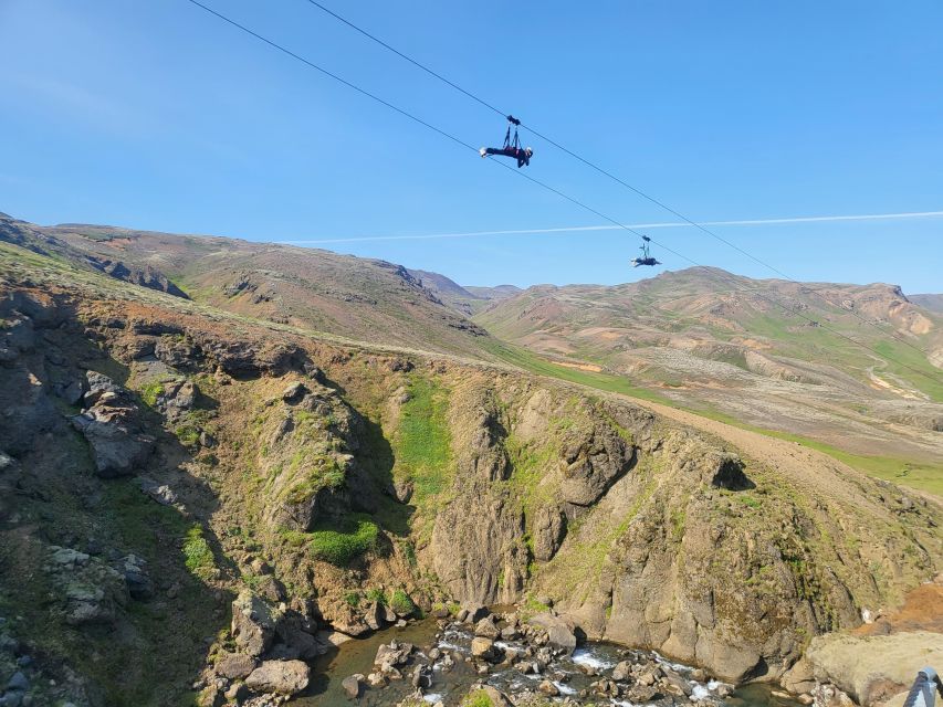 The Falcon : Superman ride with Mega Zipline Iceland - The short walk into Black Canyon