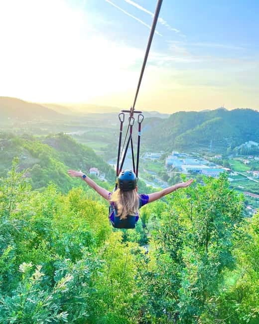 Tirana: The Balkans' Longest Zipline Petrela Adrenaline Tour - The ride from Tirana to Petrela