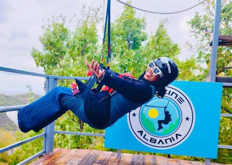 Tirana: The Balkans' Longest Zipline Petrela Adrenaline Tour - Getting ready at the Petrela zipline
