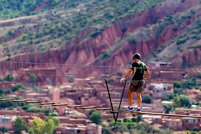 Top Rated Atlas Mountains Zipline from Marrakesh - Flying over valleys and pine forests