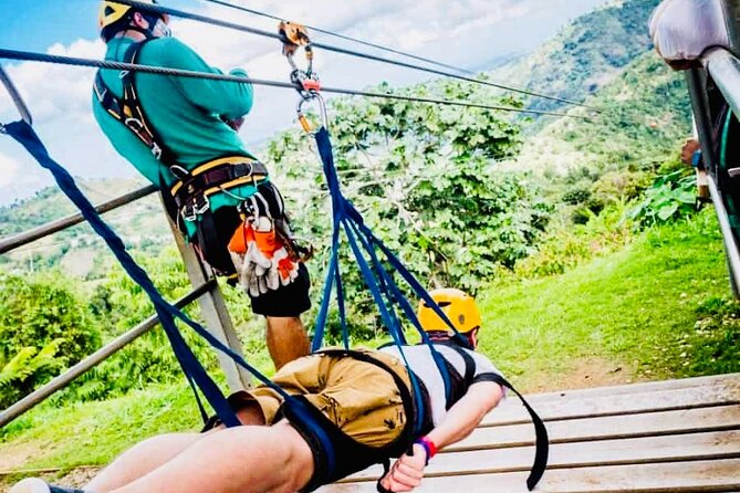 Toro Verde 7-Zipline Tour Plus the Beast with Pickup - Getting fitted and learning the ropes