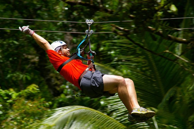 Treetop Canopy Adventure - Flying through St Lucia’s rainforest