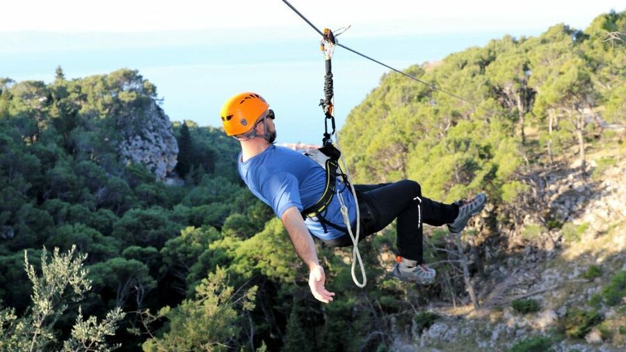 Tučepi: Zip Line Experience - Six cables above Gornje Tučepi